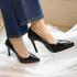 [GIRLS GOOB] Women's Pump Heels 10cm Enamel Synthetic Leather, Anti-slip - Made in Korea